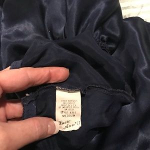 Navy lingerie two piece